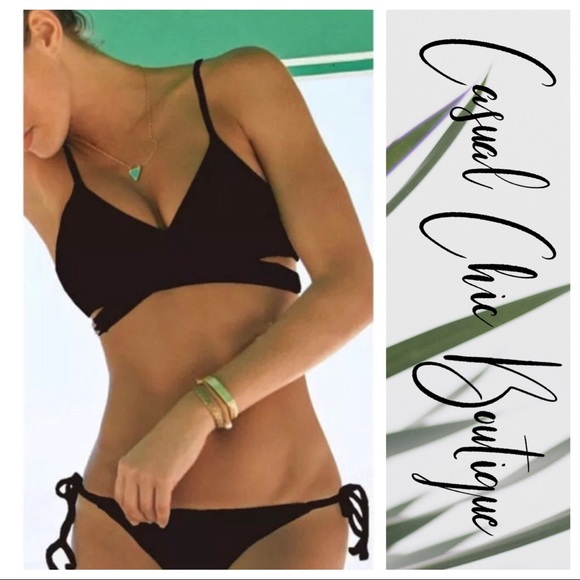 Ellie Triangle Wrap Bikini TOP - Picture 3 of 7